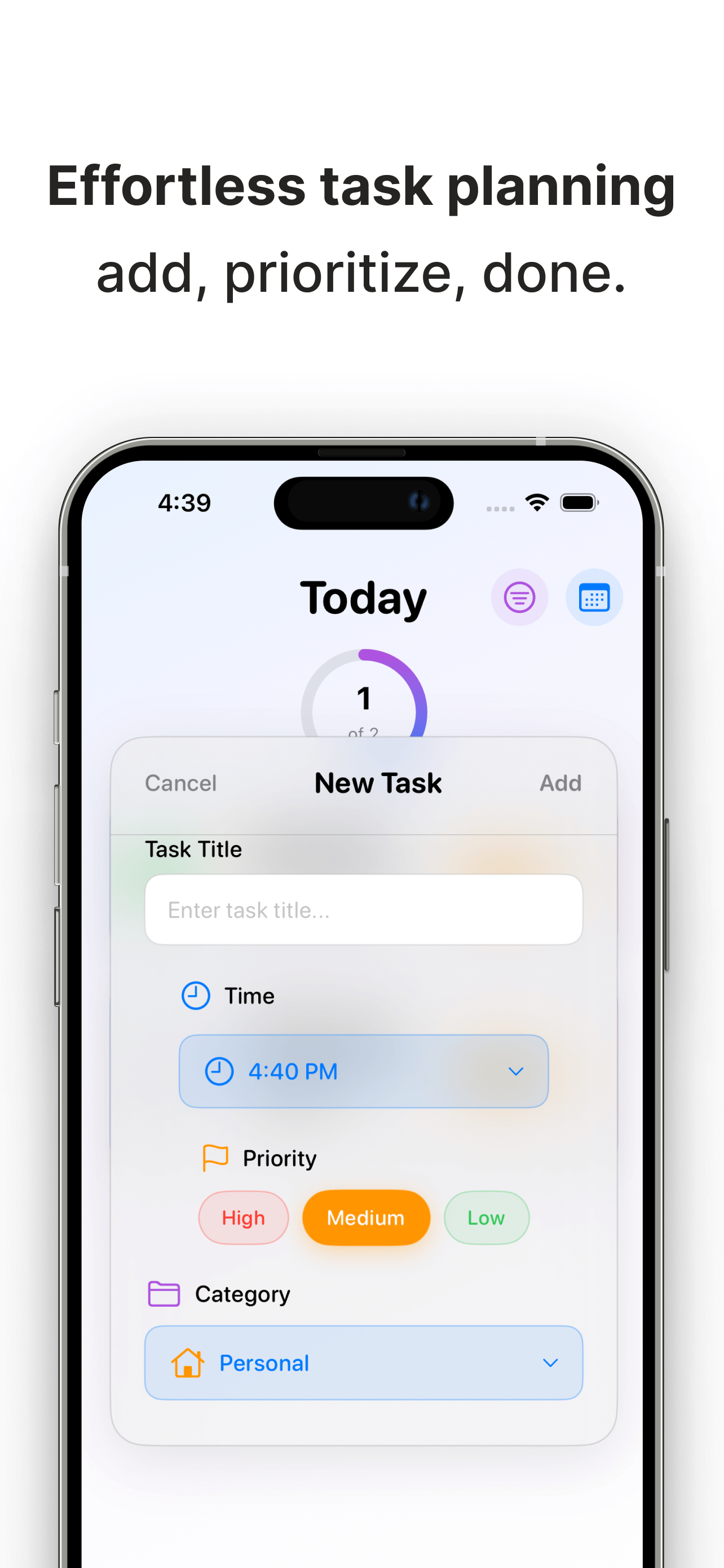 DailyTaskr screenshot 1
